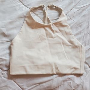 Girlfriend Collective - Sports Bra (Cream/White)